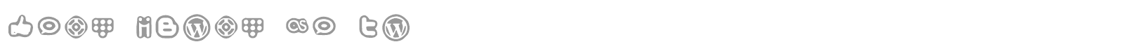 Social Media Icons Bold font preview
